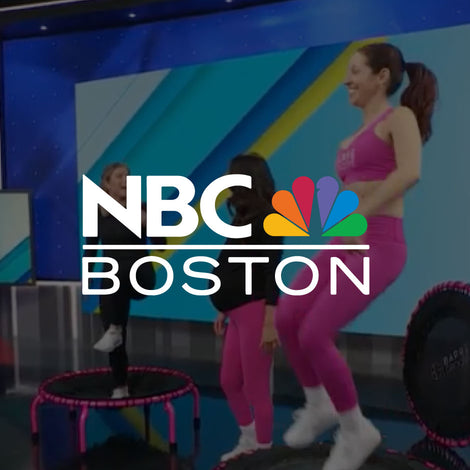 Bounce Benefits: The positive impact of moving & grooving on a trampoline on NBC Boston