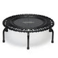 Folding version of the JumpSport 39 inch PREMIUM trampoline, laying flat