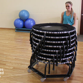 Rolling Storage Cart for JumpSport Fitness Trampolines image