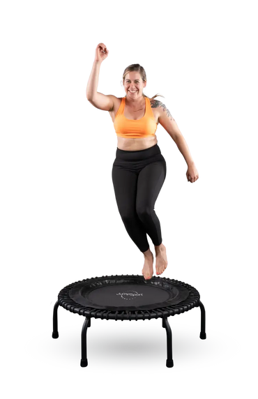 girl jumping on JumpSport Fitness Trampoline